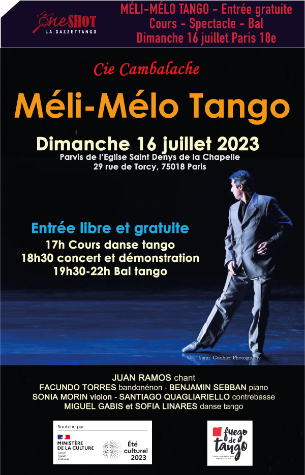 Méli-Mélo Tango Cours – Spectacle – Bal